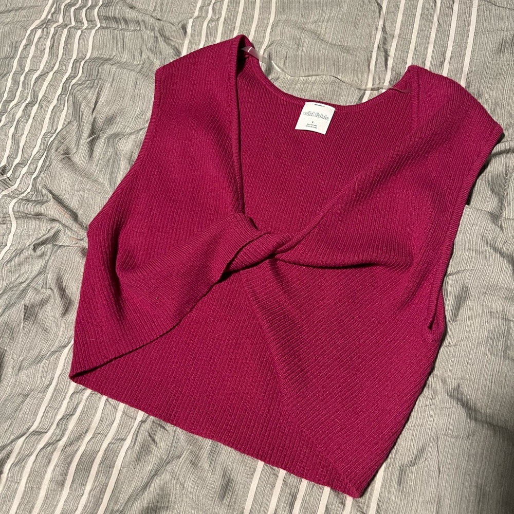 Fuschia Wild Fable Crop Top - Large